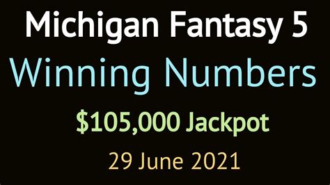 michigan fantasy 5 past results.